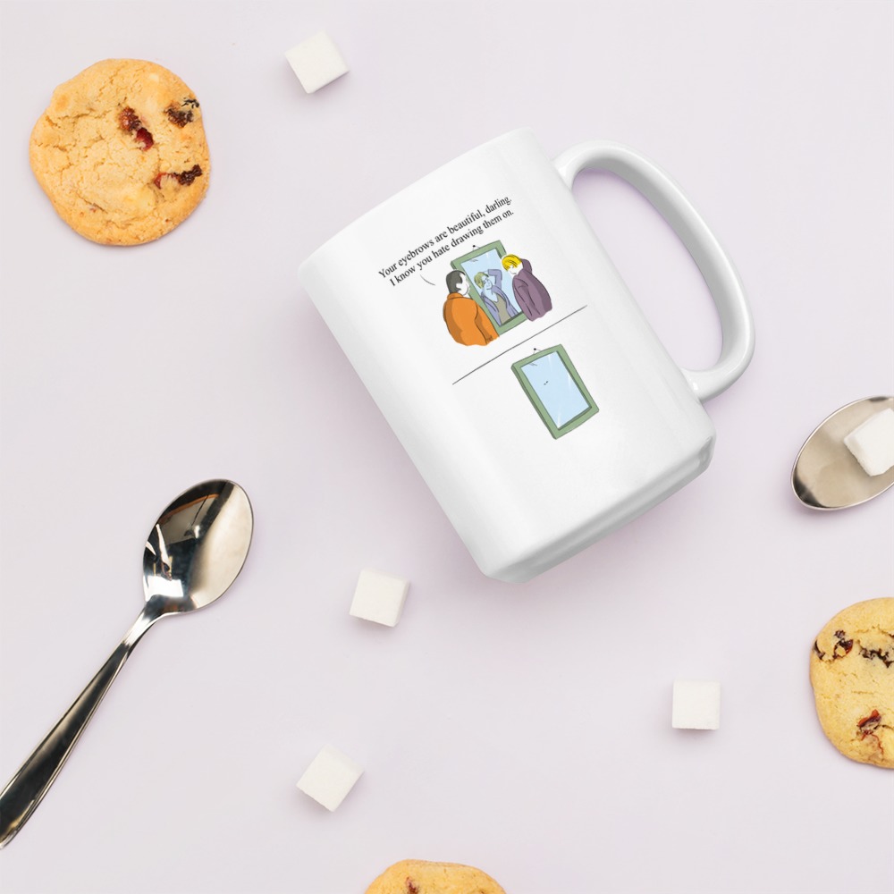 White Glossy Mug