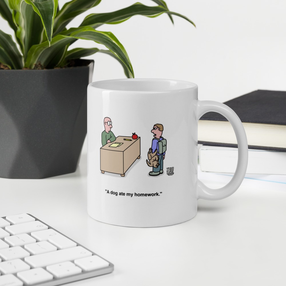 White Glossy Mug