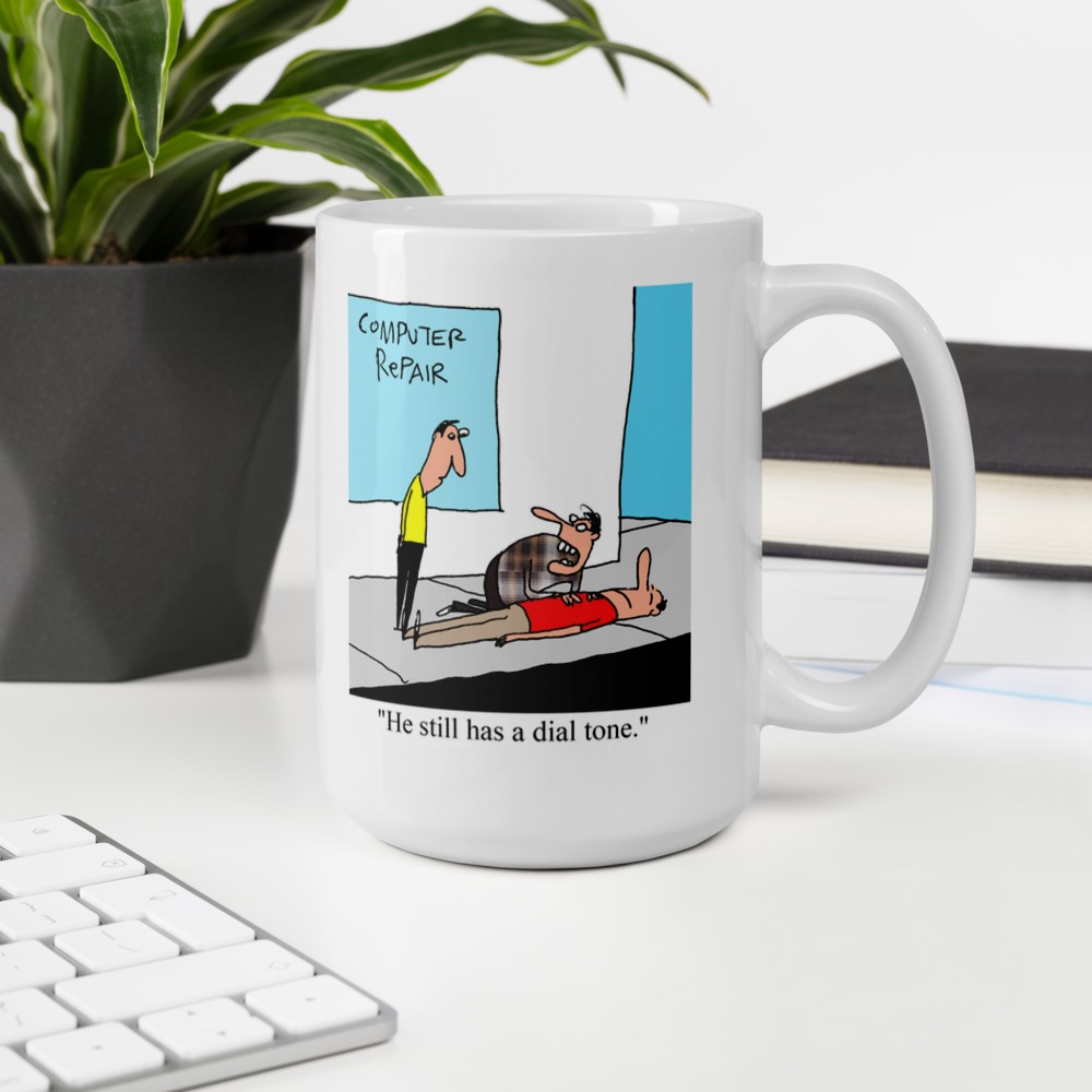 White Glossy Mug