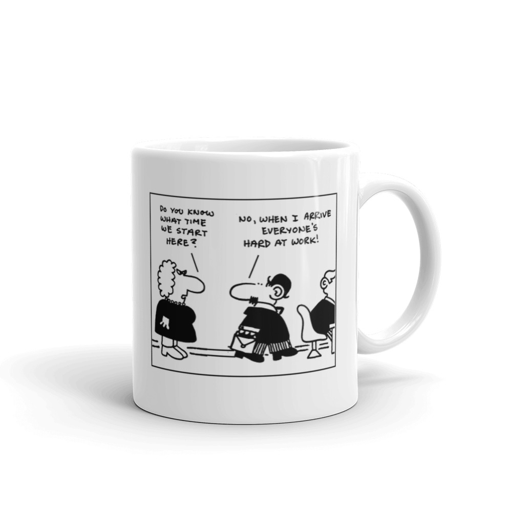 White Glossy Mug