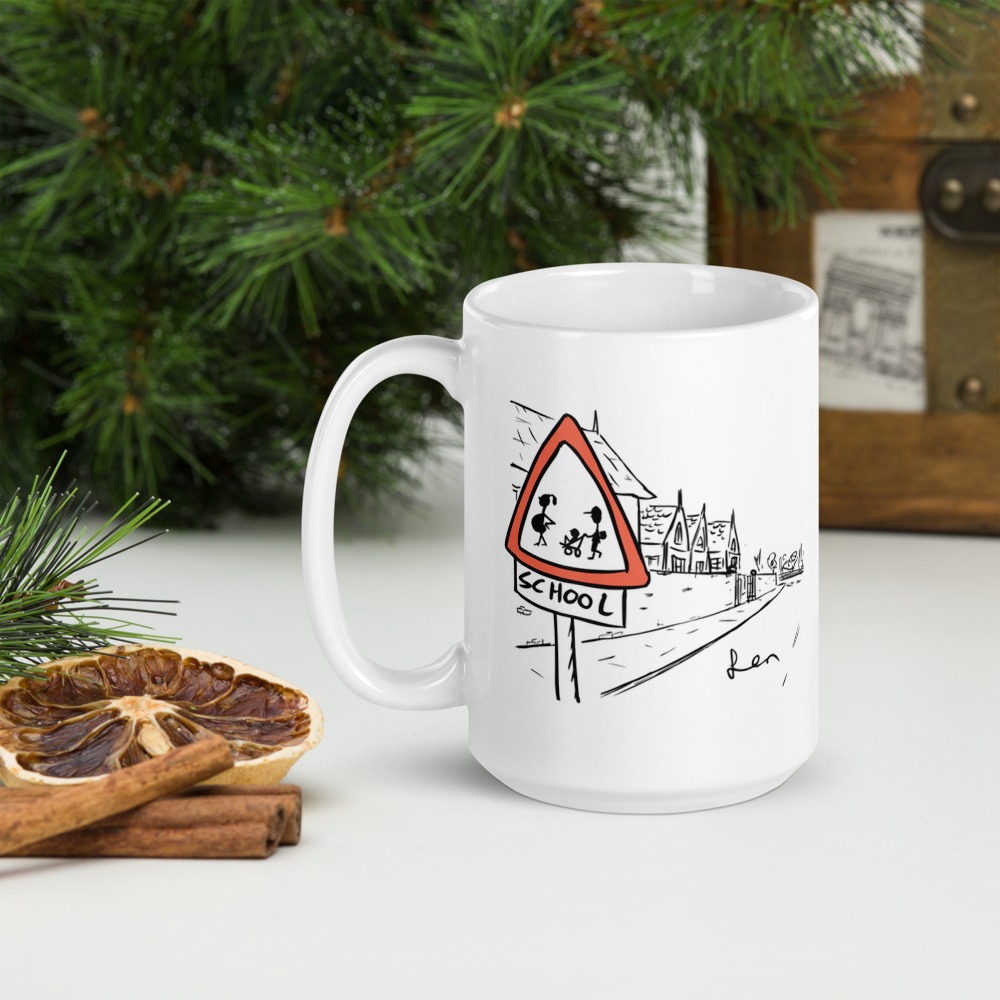 White Glossy Mug