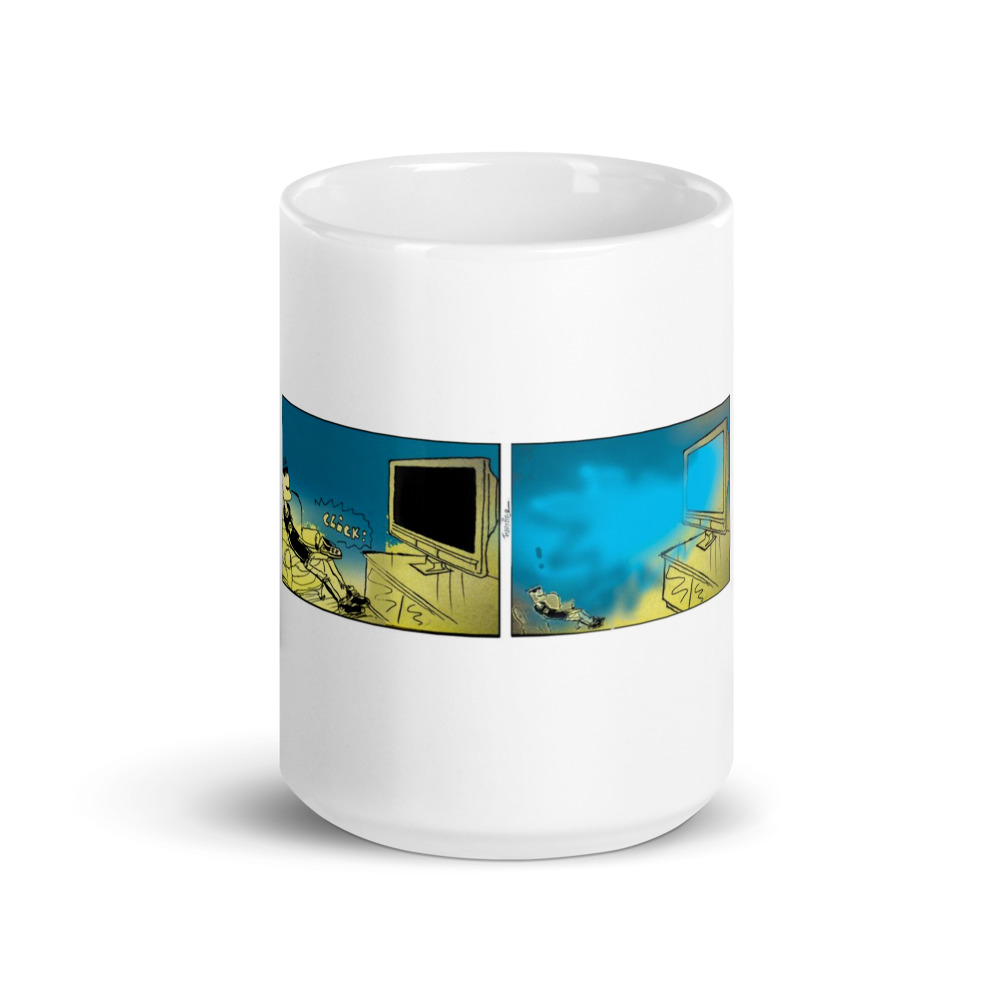 White Glossy Mug
