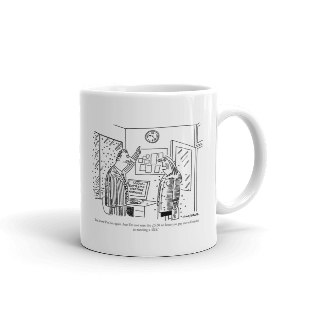 White Glossy Mug