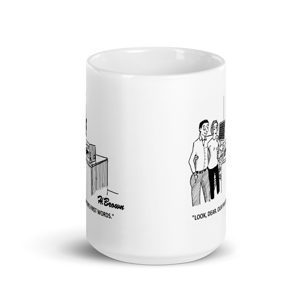 White Glossy Mug