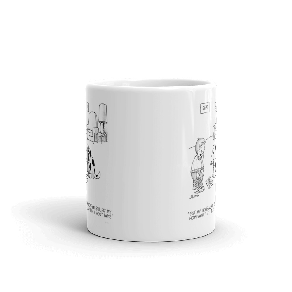 White Glossy Mug