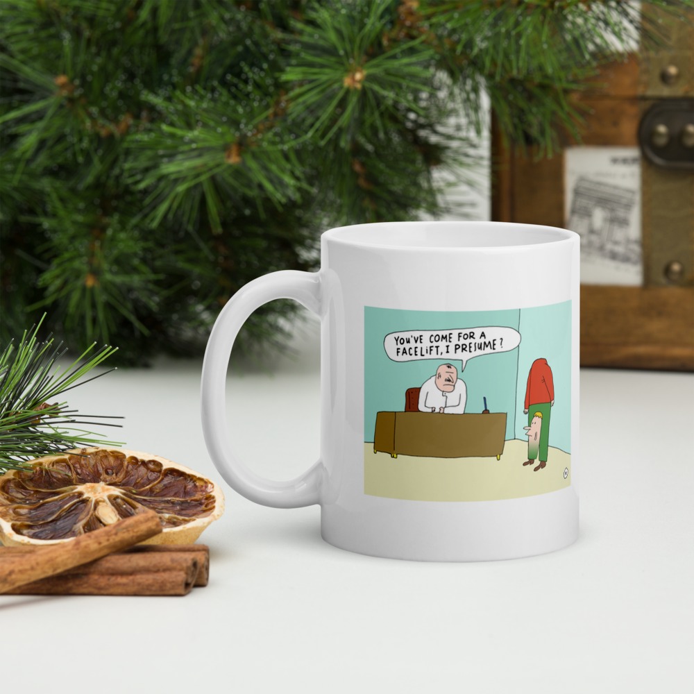 White Glossy Mug