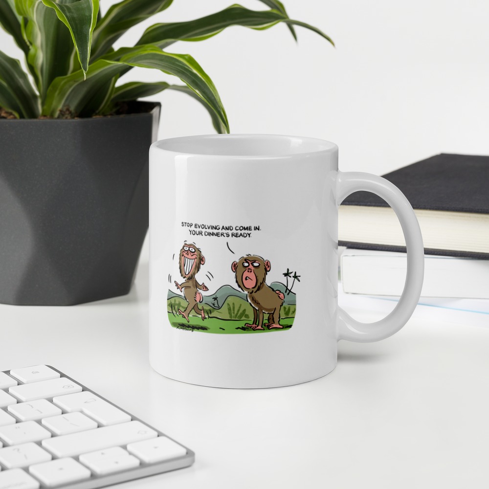 White Glossy Mug
