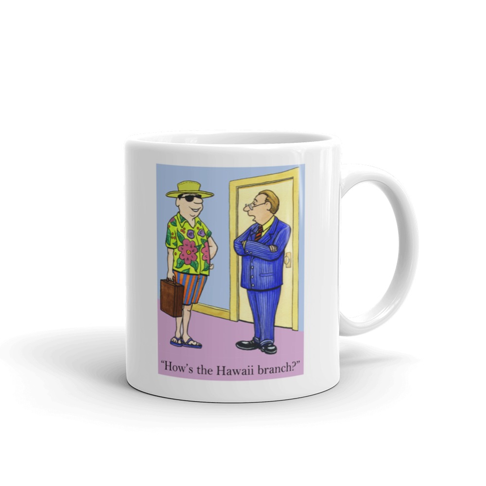 White Glossy Mug