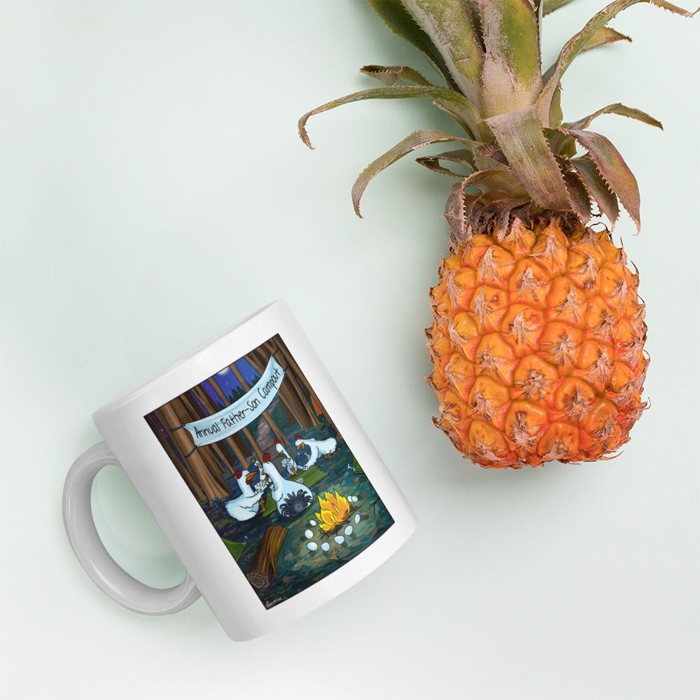 White Glossy Mug