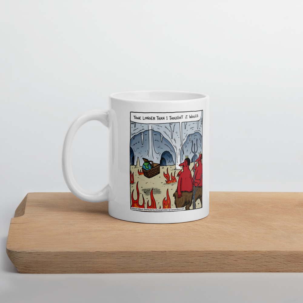 White Glossy Mug