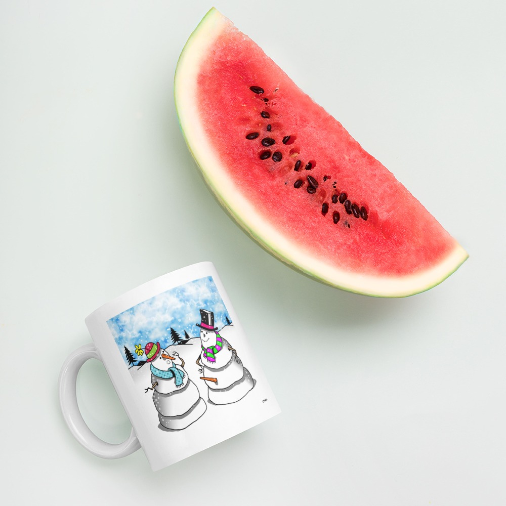 White Glossy Mug