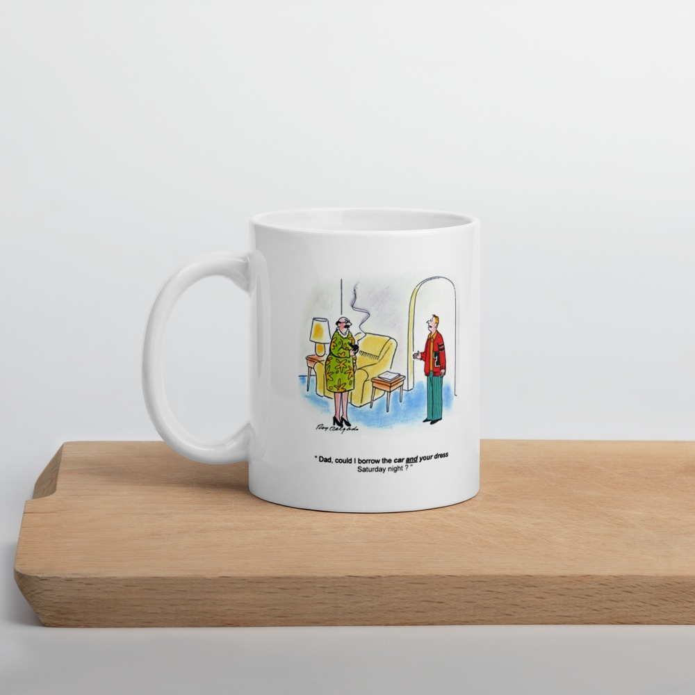 White Glossy Mug