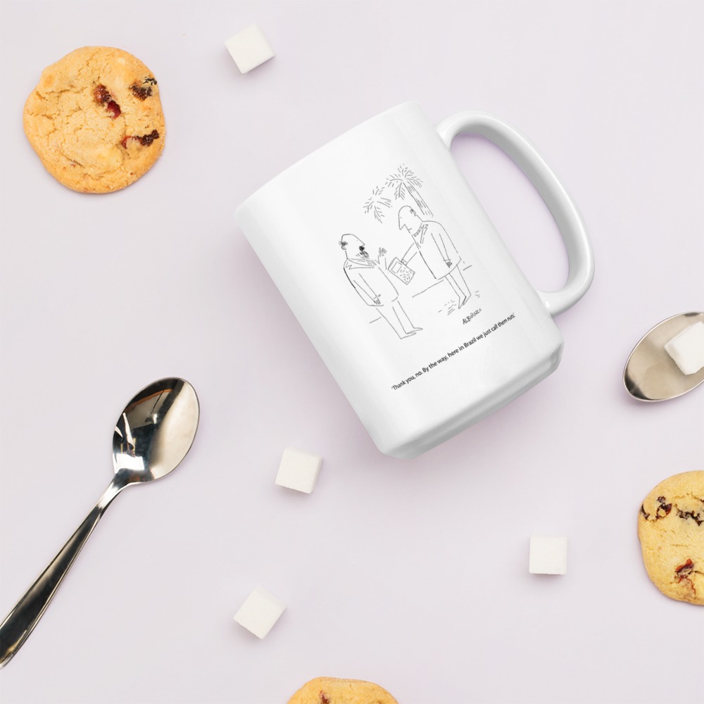 White Glossy Mug