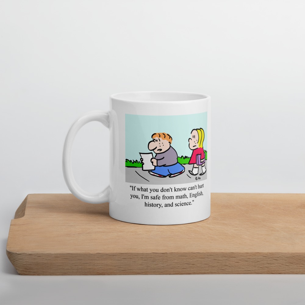 White Glossy Mug