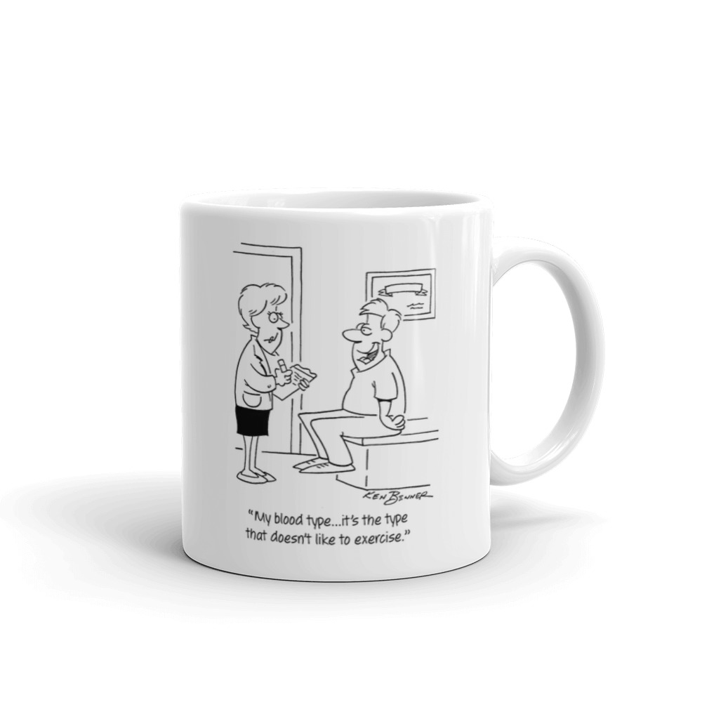 White Glossy Mug
