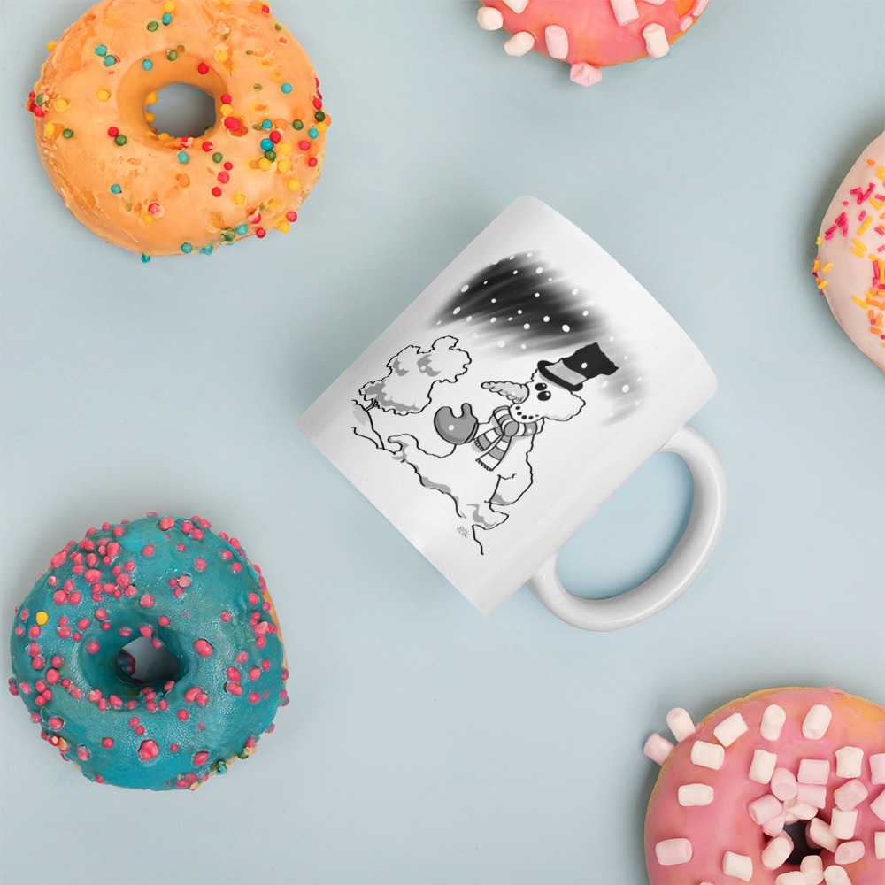 White Glossy Mug