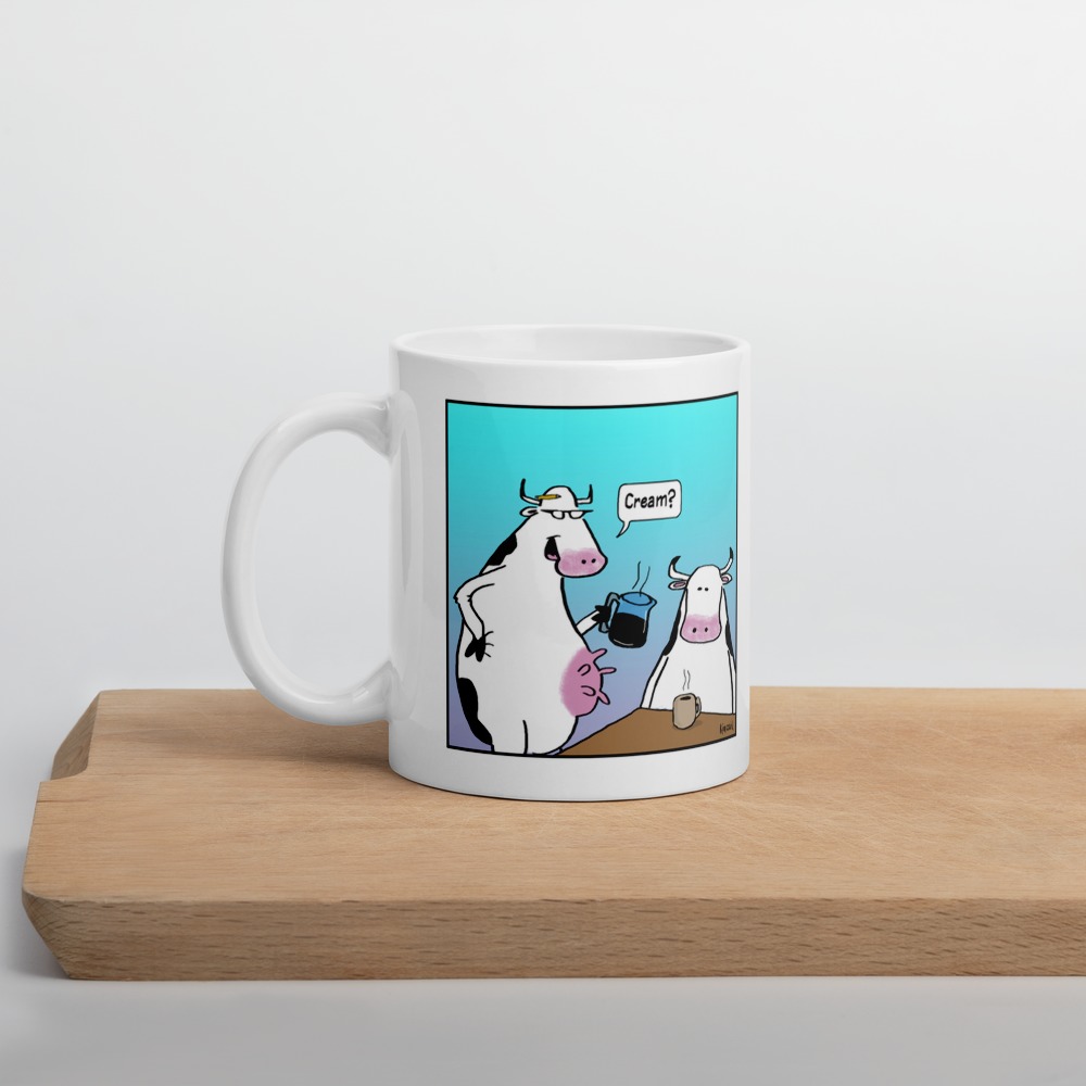 White Glossy Mug