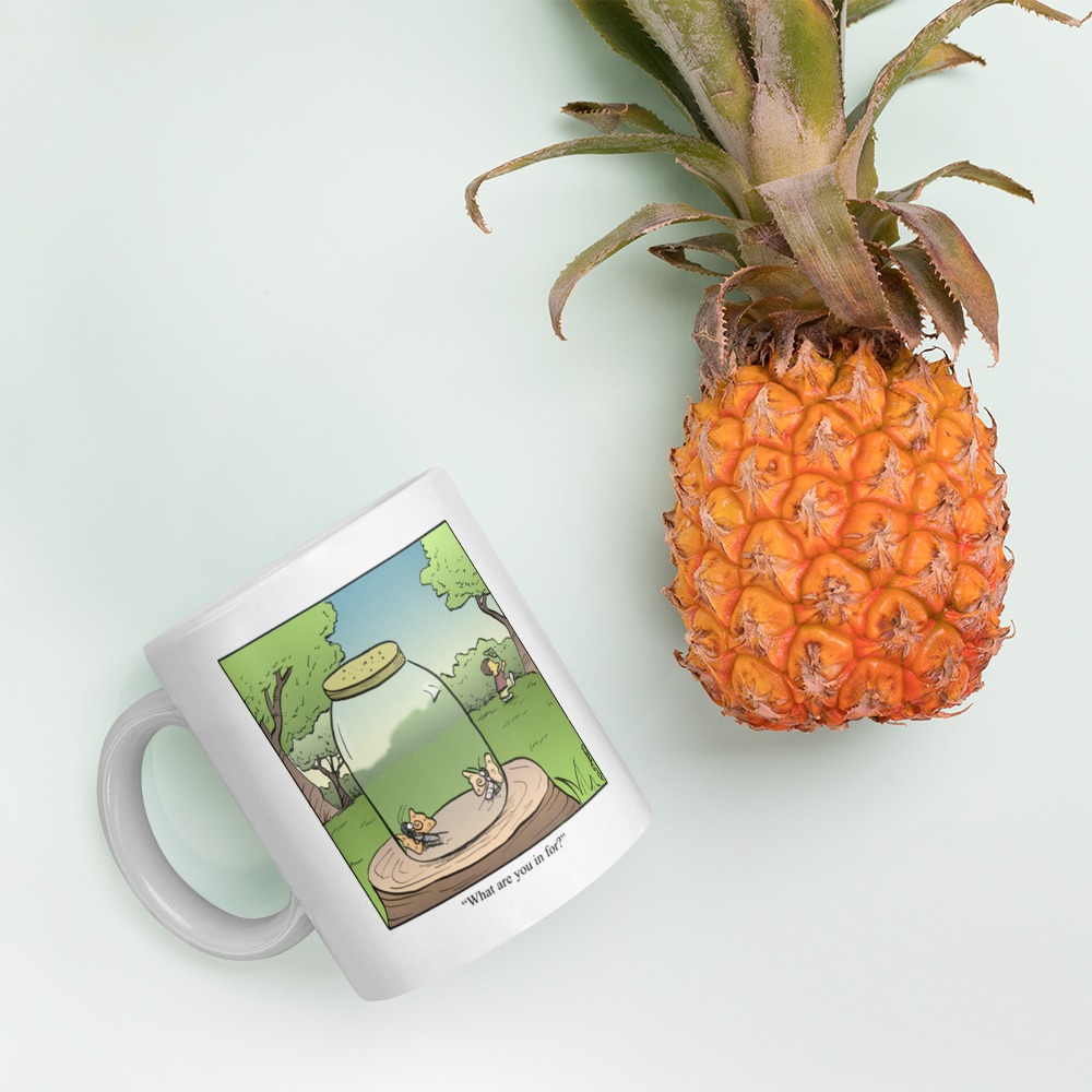 White Glossy Mug