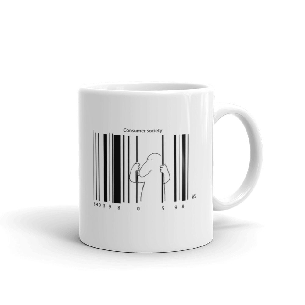 White Glossy Mug