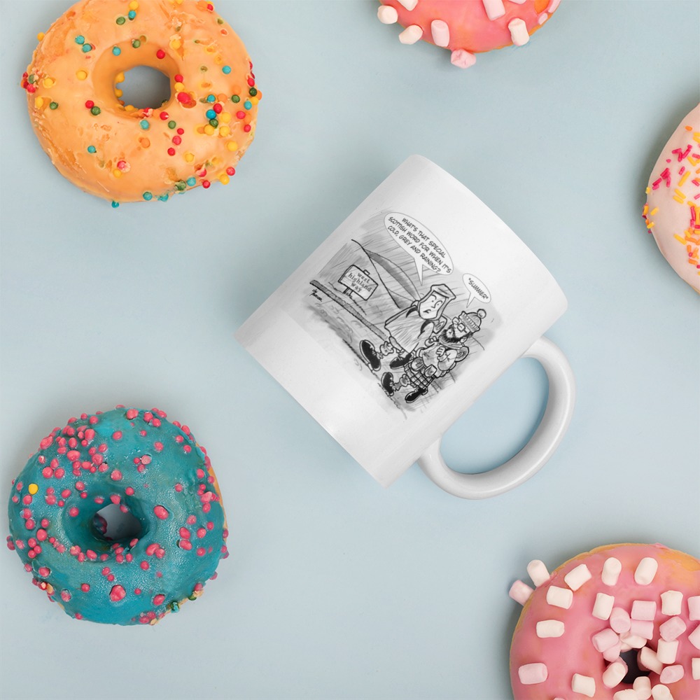 White Glossy Mug