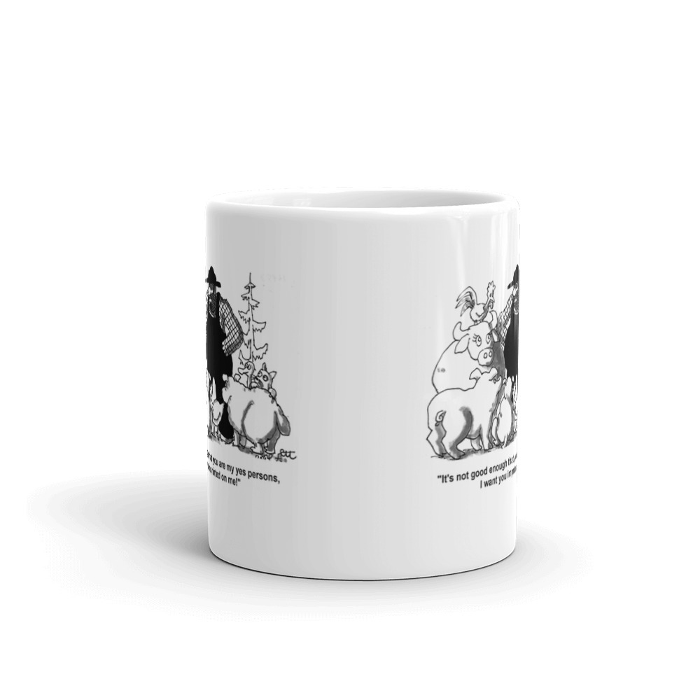 White Glossy Mug