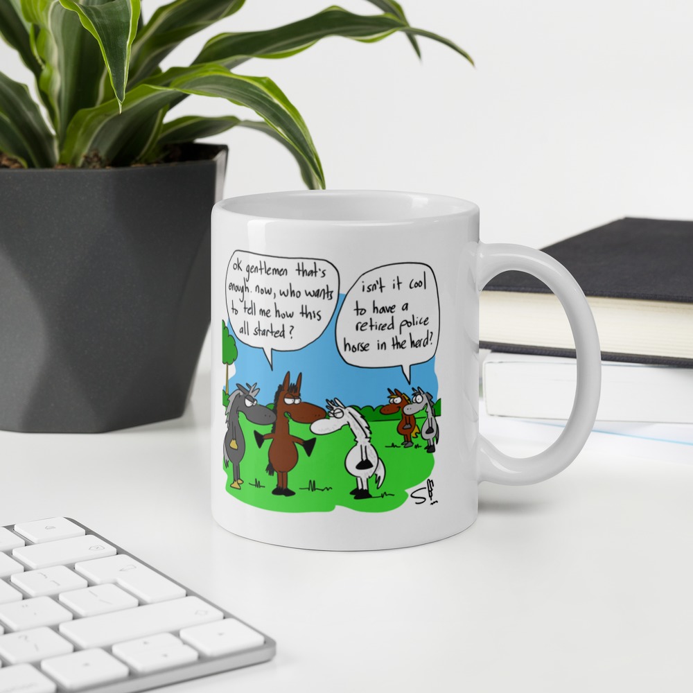 White Glossy Mug