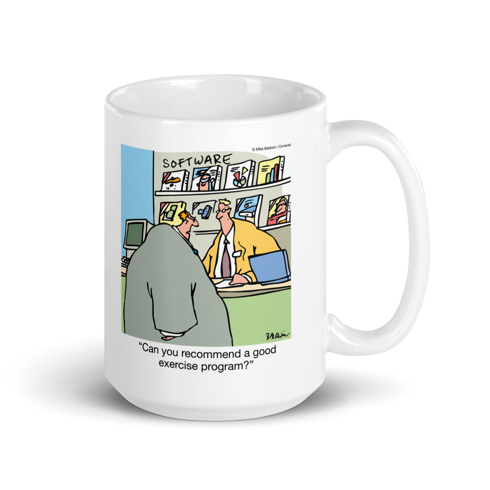 White Glossy Mug