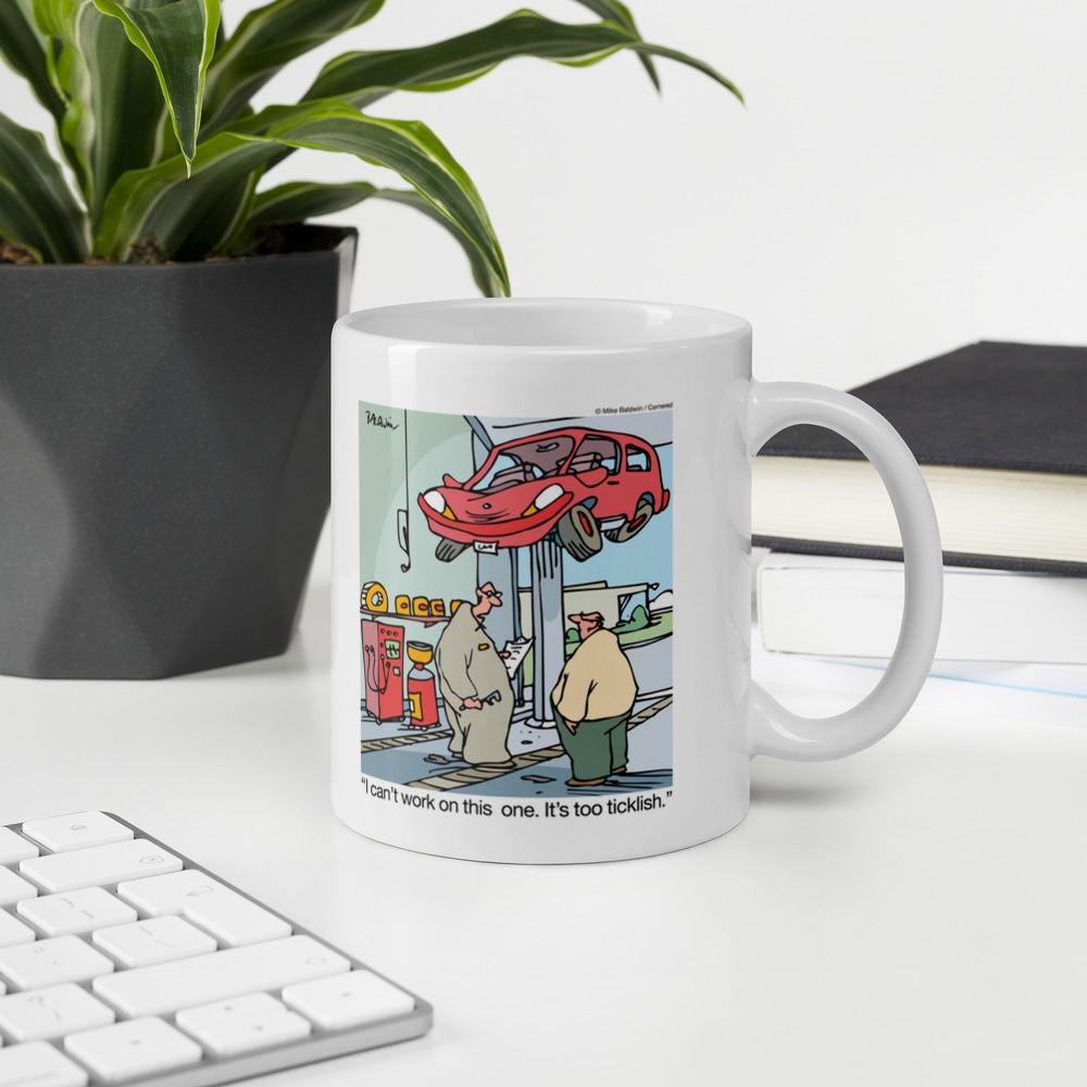 White Glossy Mug