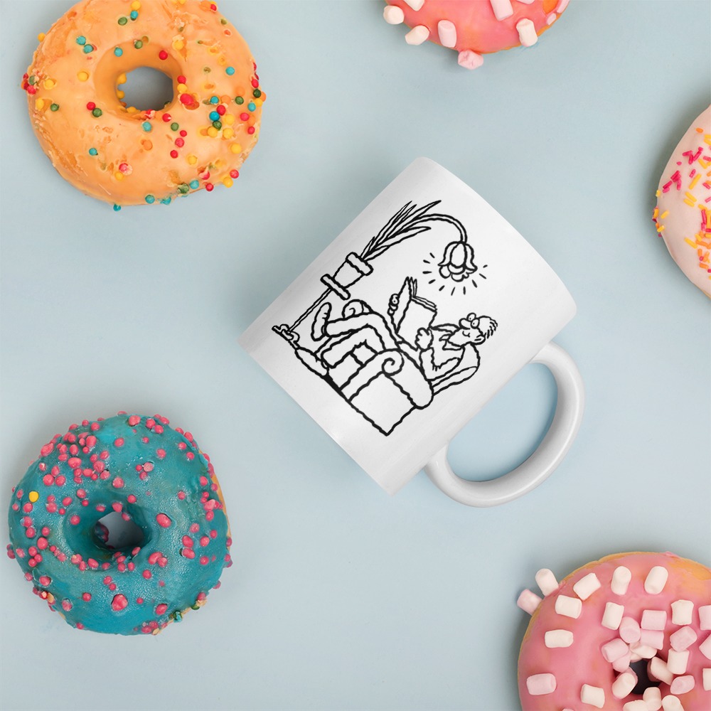 White Glossy Mug