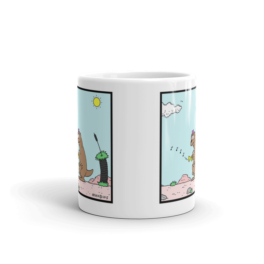 White Glossy Mug