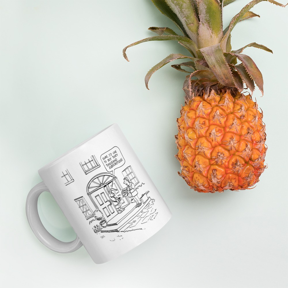White Glossy Mug