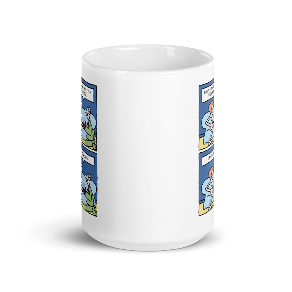 White Glossy Mug