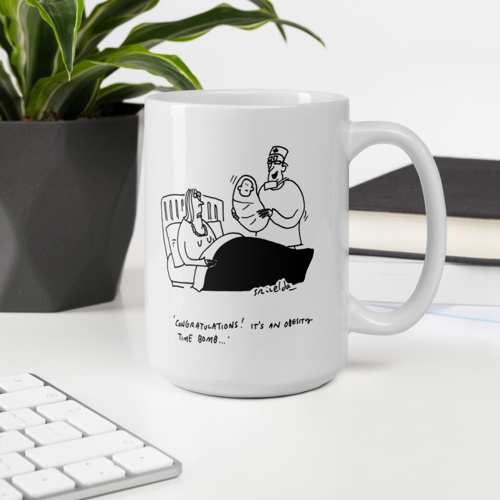 White Glossy Mug