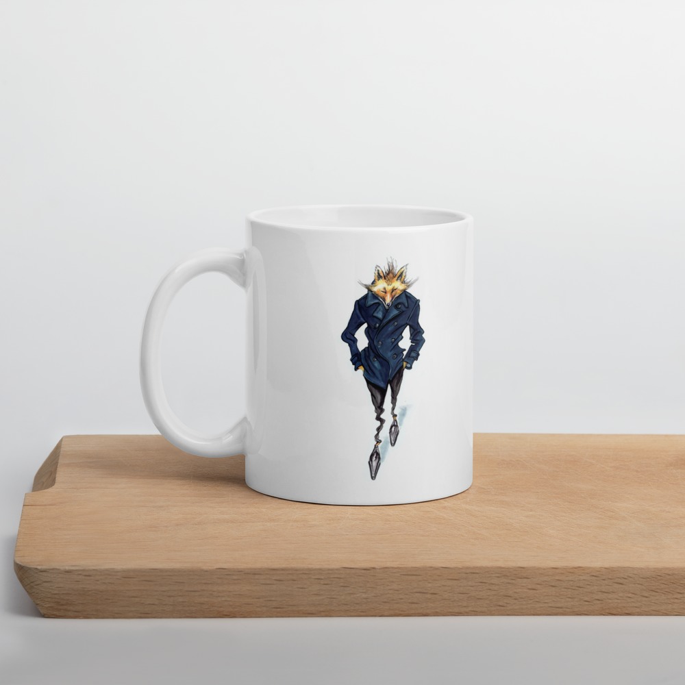 White Glossy Mug