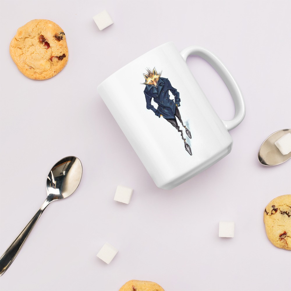 White Glossy Mug