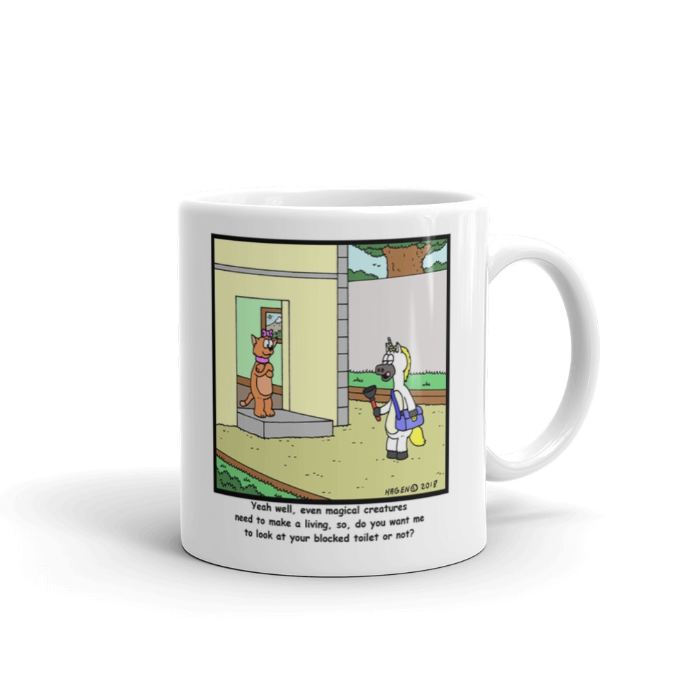 White Glossy Mug