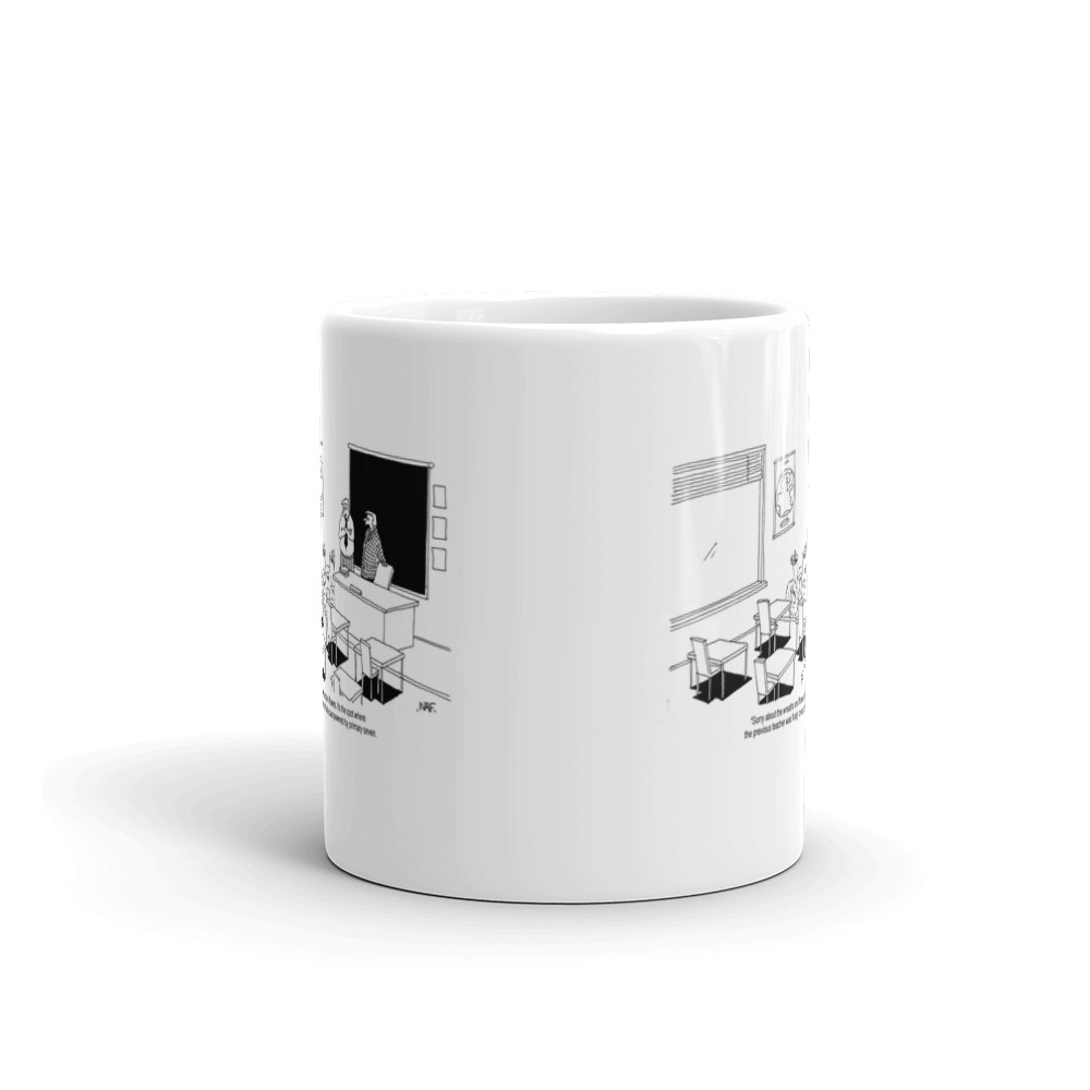 White Glossy Mug