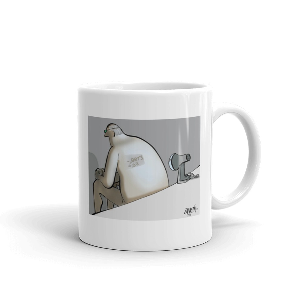 White Glossy Mug