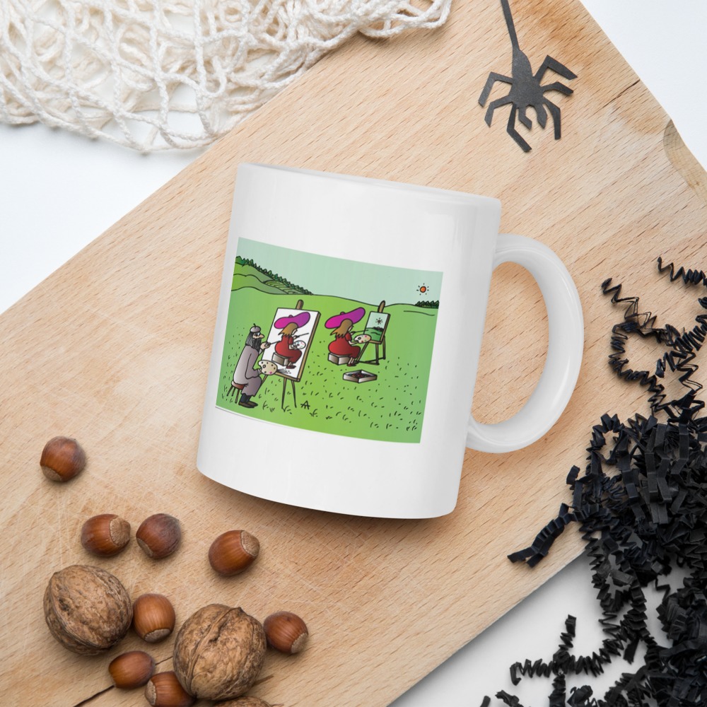 White Glossy Mug