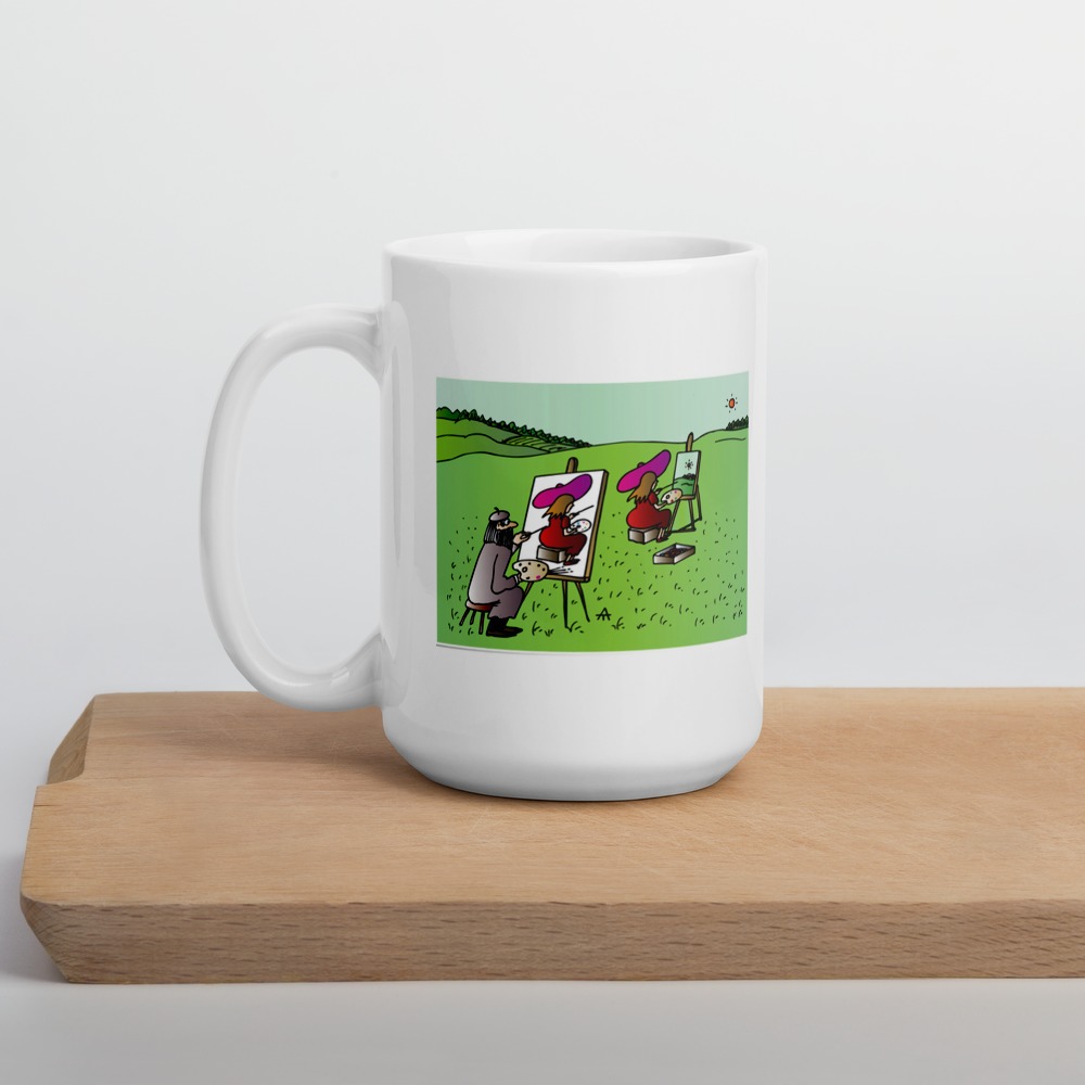 White Glossy Mug