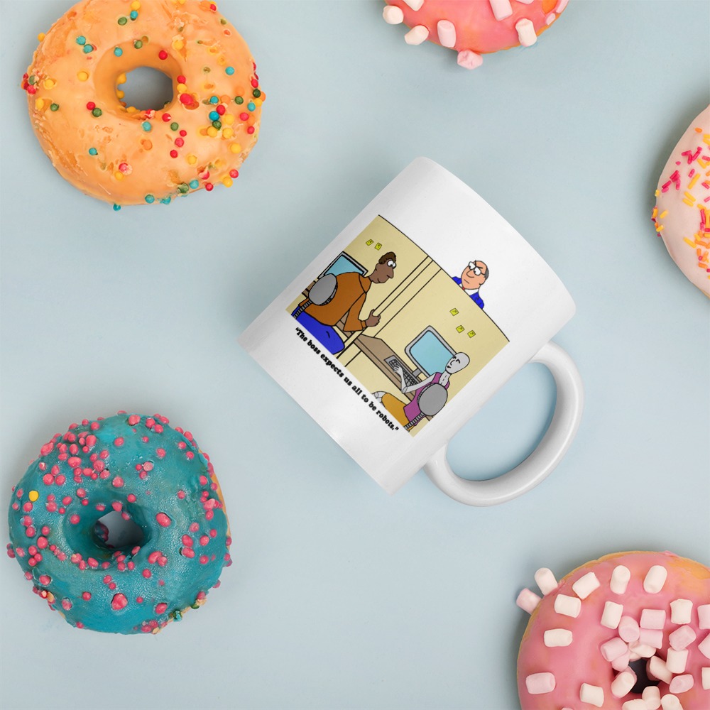 White Glossy Mug