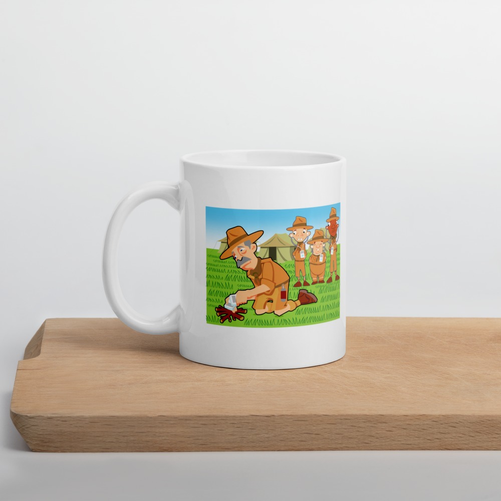 White Glossy Mug