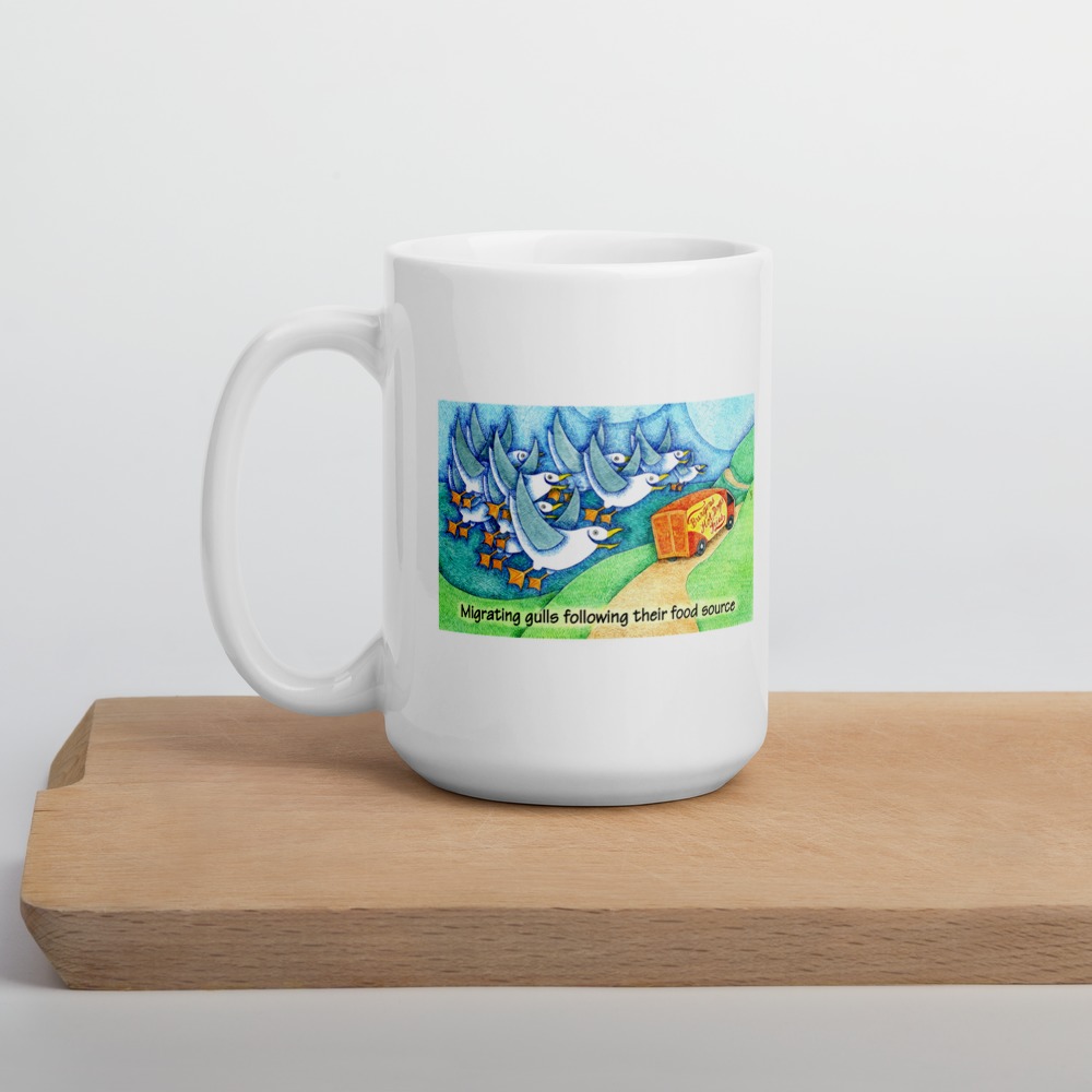 White Glossy Mug