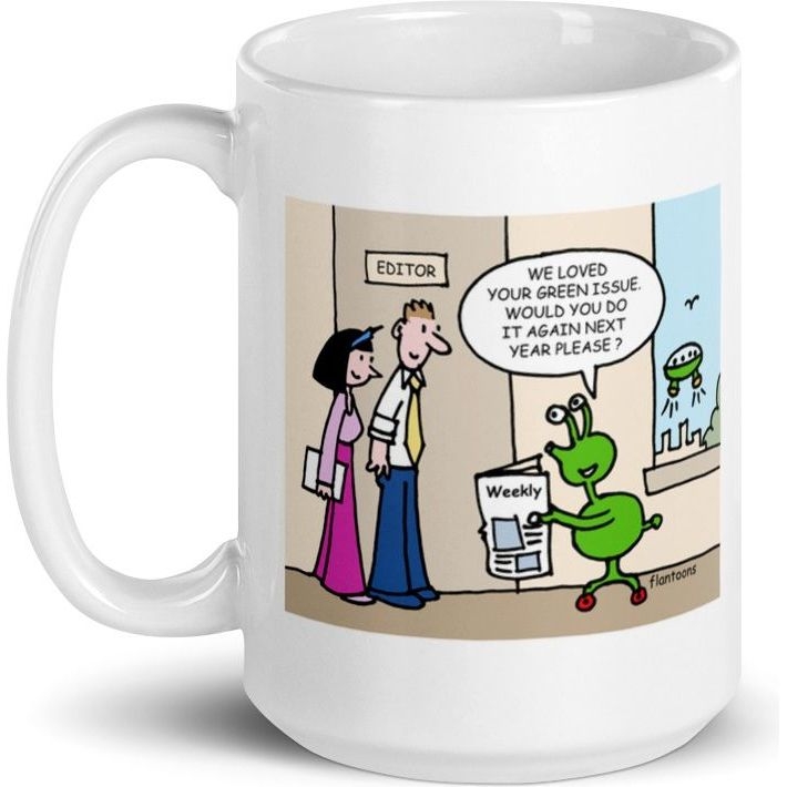 White Glossy Mug