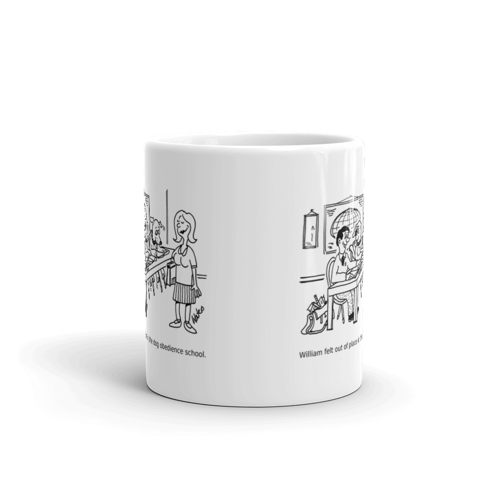 White Glossy Mug