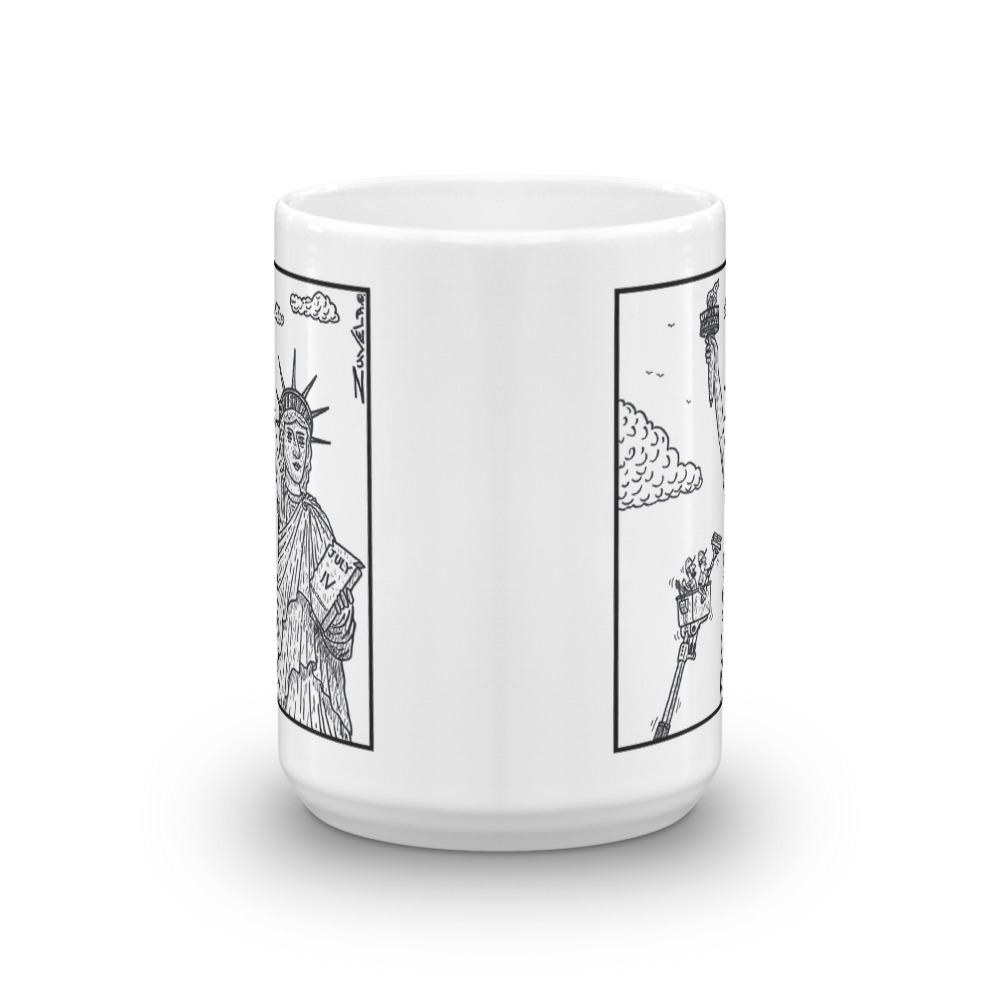 White Glossy Mug