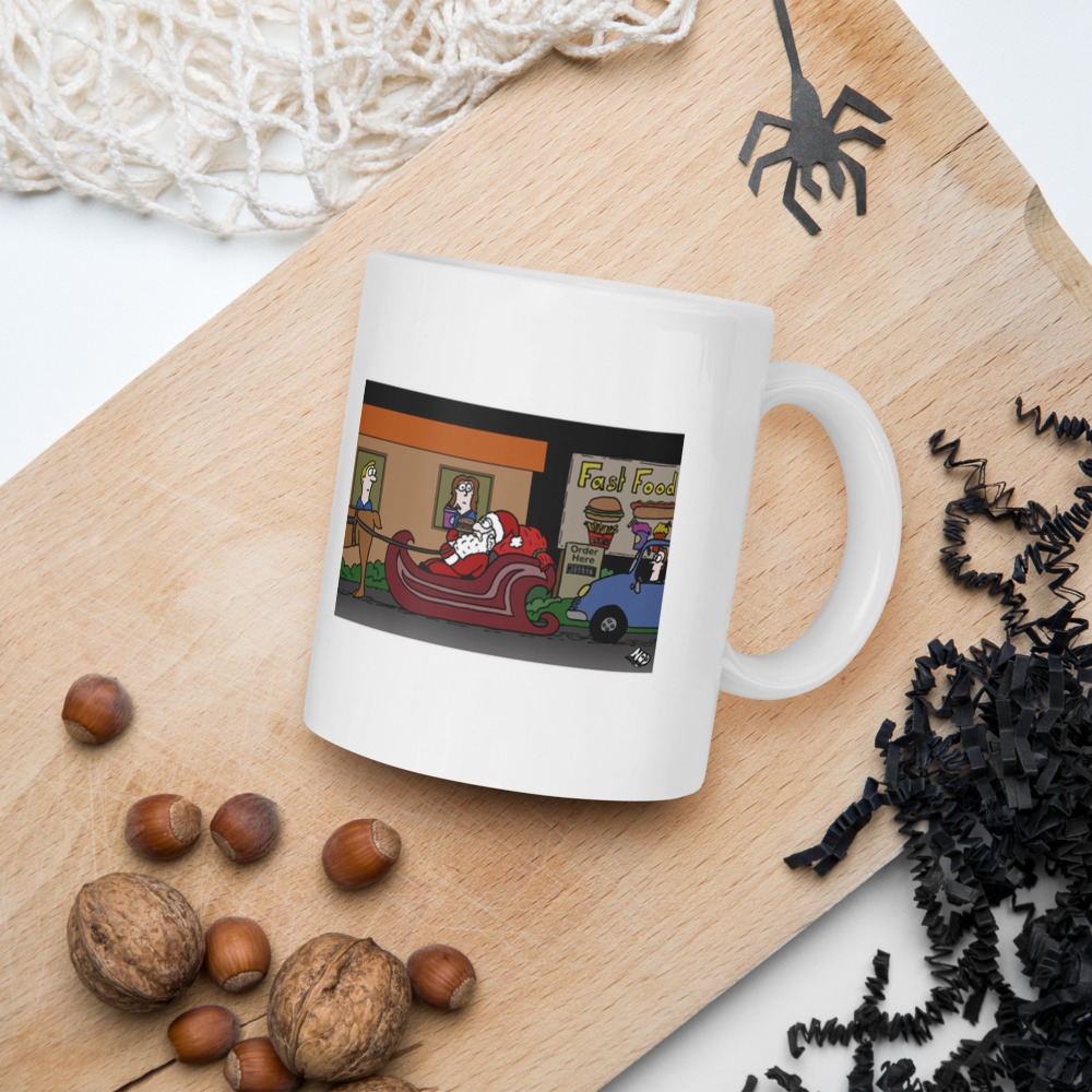 White Glossy Mug