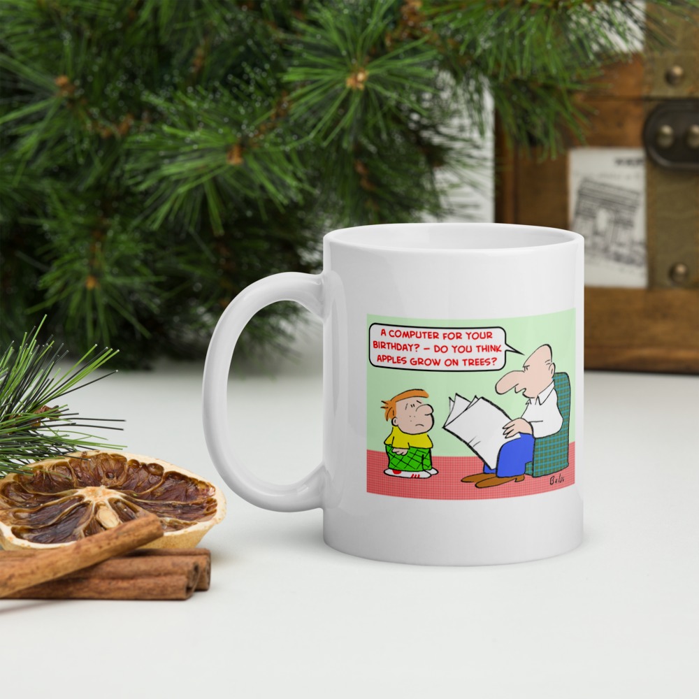 White Glossy Mug