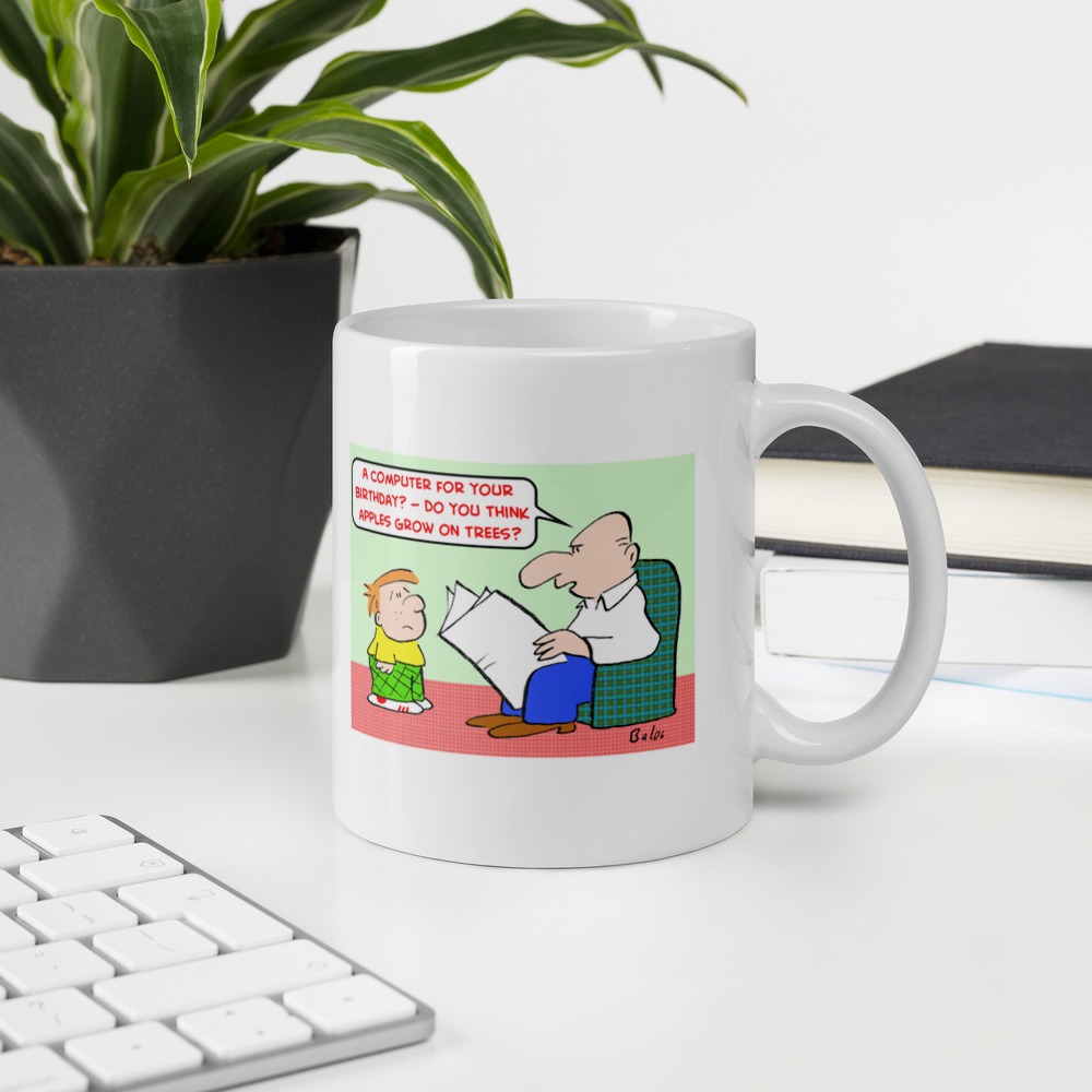 White Glossy Mug