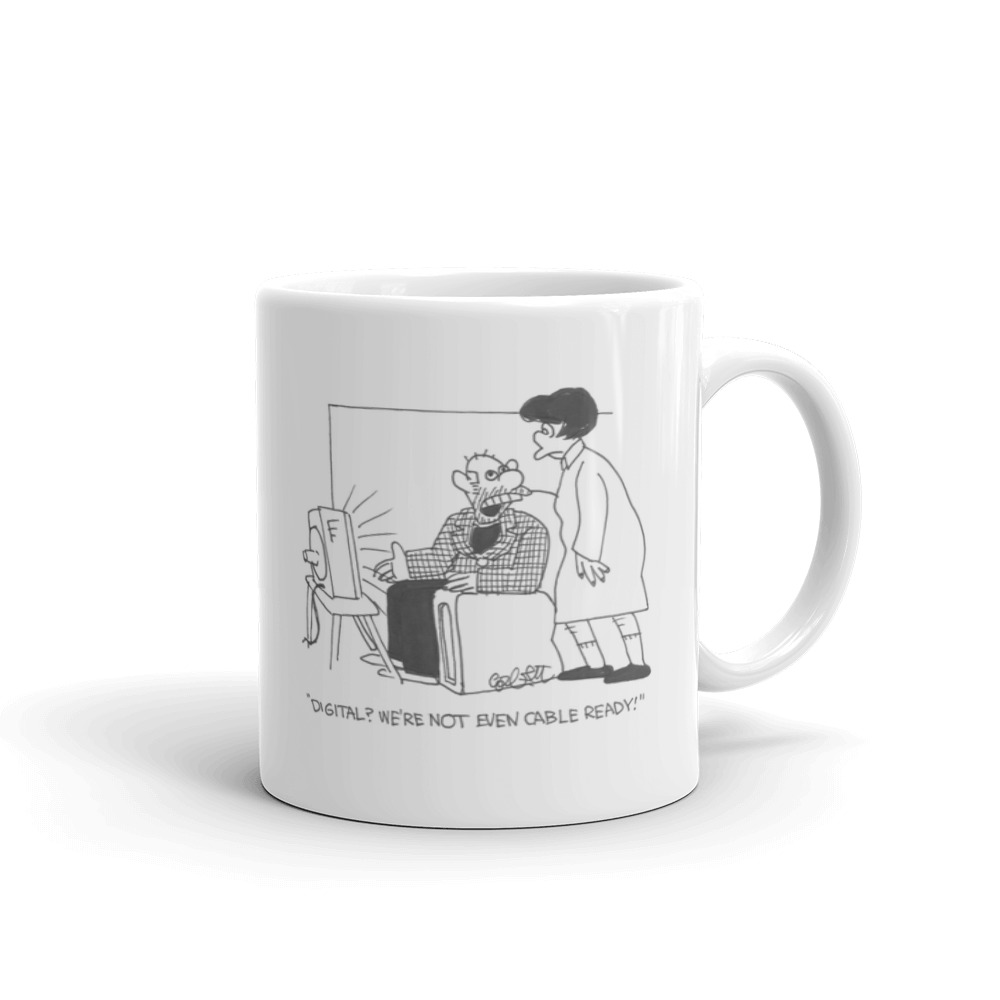 White Glossy Mug